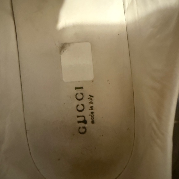 Women's White and Gold Loved Sneakers - Picture 6 of 7